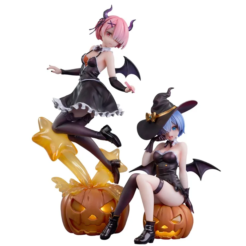 

Re:Zero KDcolle Rem Ram Magic makes 100% Original genuine PVC Action Figure Anime Figure Model Toys Figure Collection Doll Gift