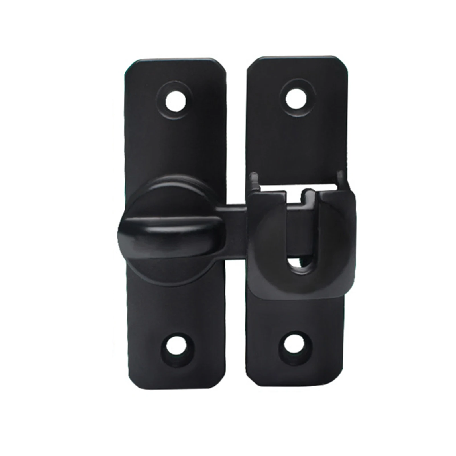 Door Lock Guard Latch Bolt 90 180 Degree Barn Door Lock Bolt Zinc Alloy Sliding Door Latch Lock Privacy Gate Bolt Latch