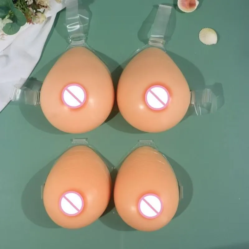 

500-1000 г мягкие натуральные силиконовые искусственные груди для транссексуалов, форма капель воды, полность, искусственная форма груди, для трансвеститов