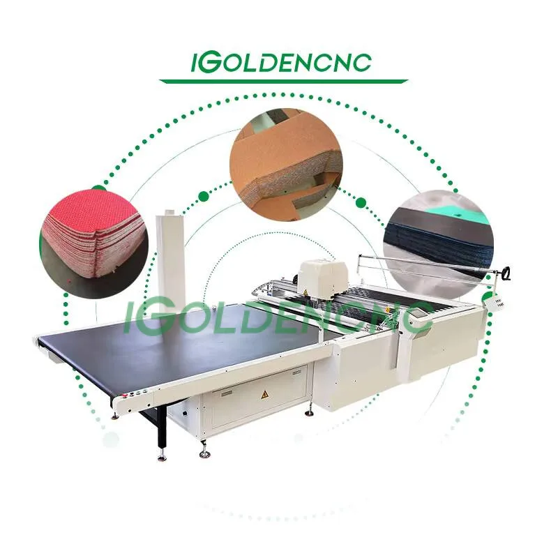 Máquina de corte de pano têxtil jeans, tecido de malha, máquinas de corte de pano automático, máquina de corte multicamadas