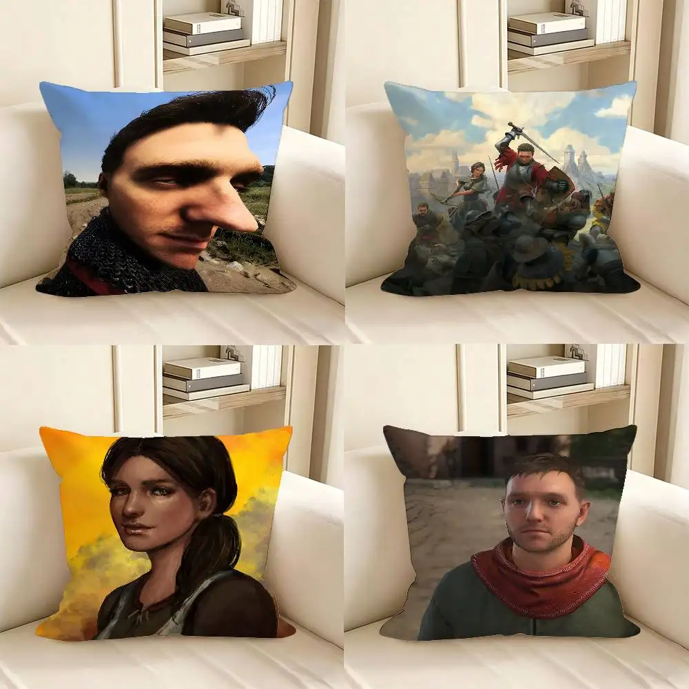 1pc K-Kingdom Come Deliverance Pillow Case Fashion Square Pillowcase Bedroom Sofa Room Ins Decoration Leisure