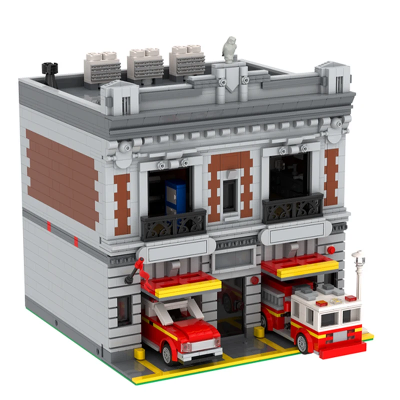 NEW 3061PCS City Hot Selling Street View Moc Modular New York Firehouse DIY creative ideas Children Toy birthday Gift Blocks