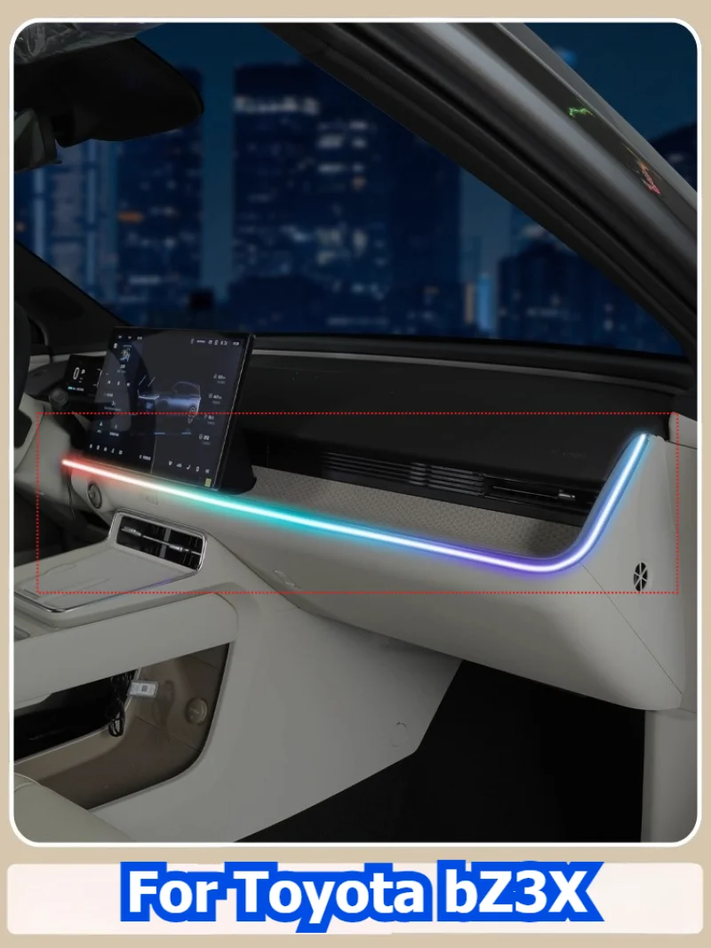 Untuk Toyota BZ3X 2025 Lampu C - Car Dashboard Light Fiber Optic ulasan dan harga