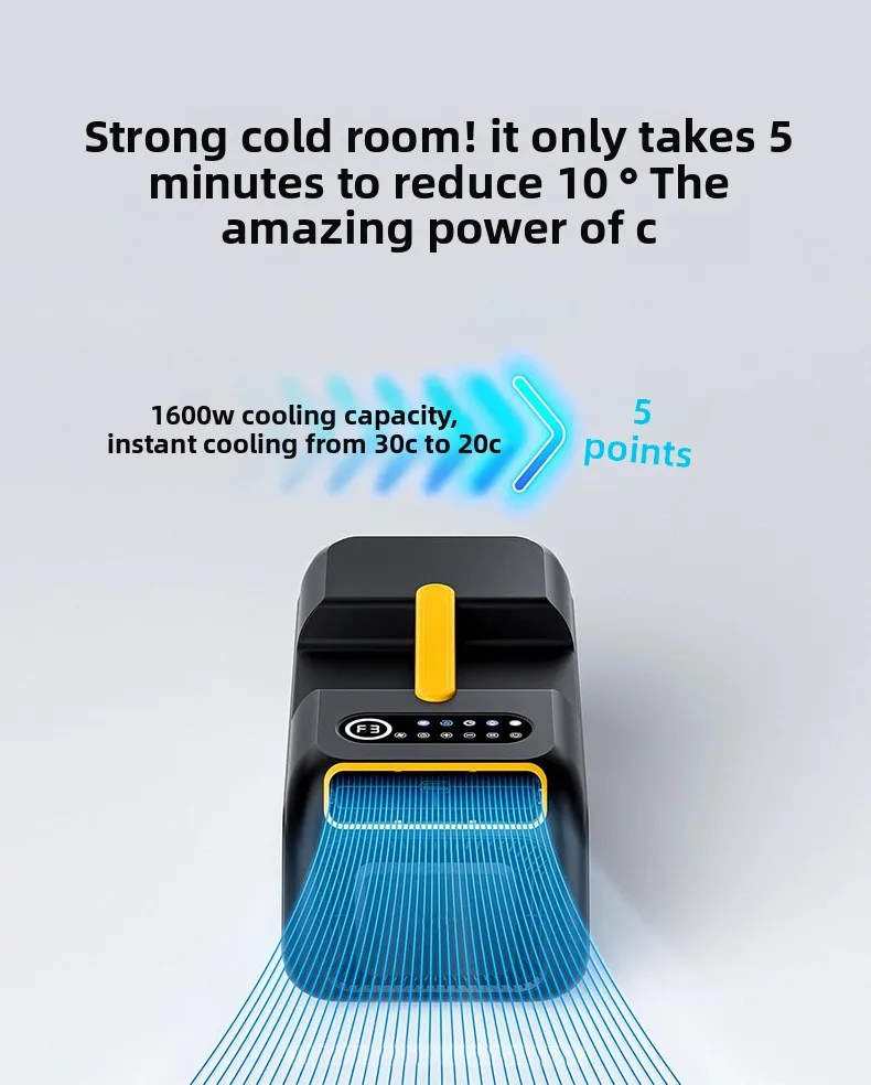 Source Manufacturer Portable Mobile Air Conditioner Outdoor Camping Household Single Cooling All-in-one Machine No External Mach