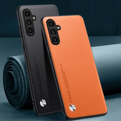 Étui de luxe en cuir PU pour Samsung Galaxy A04S, Coque arrière en Silicone, Protection antichoc, Coque de téléphone pour Samsung A13 5G