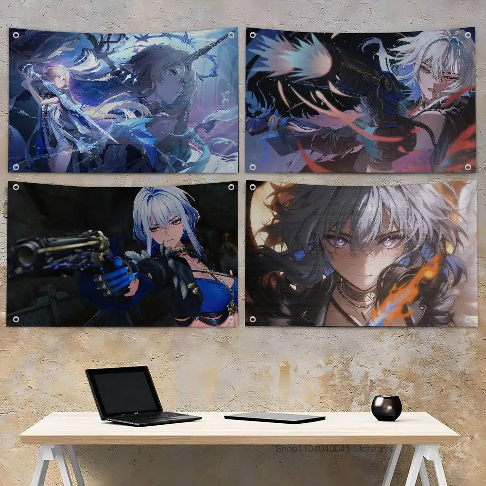 1pc-アニメゲーム荒波クールガール-g-galbrena-フラグバナー-4-穴フラグポリエステル屋外装飾部屋の美学