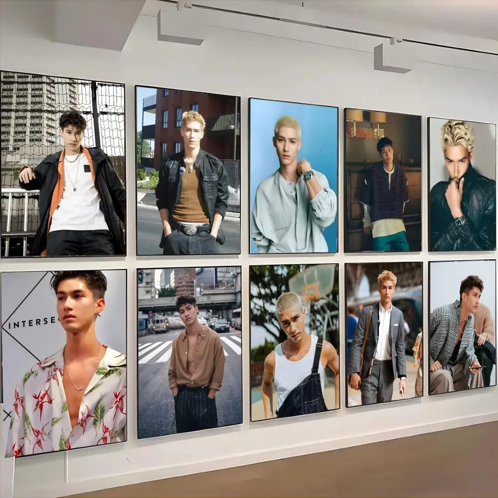 Mika Hashizume Singer Fashion Portrait Poster Self-adhesive Advanced Aesthetic Printing Paper WallArt for Living Room Home Decor
