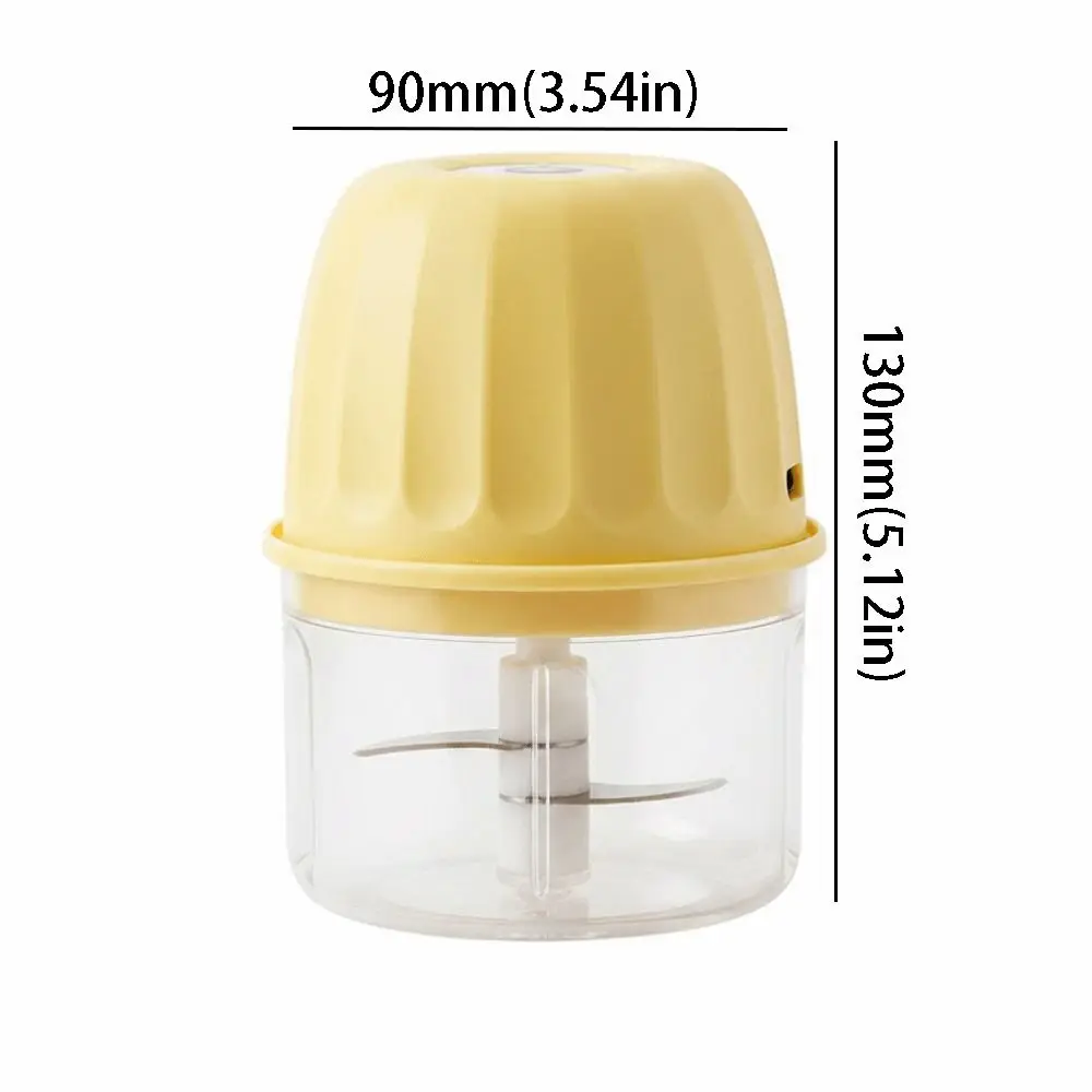 Crusher Small-Sized Electric Garlic Crusher Household Wireless Garlic Grinder Electric Glass Glass Food Processor Mincing Meat view 6