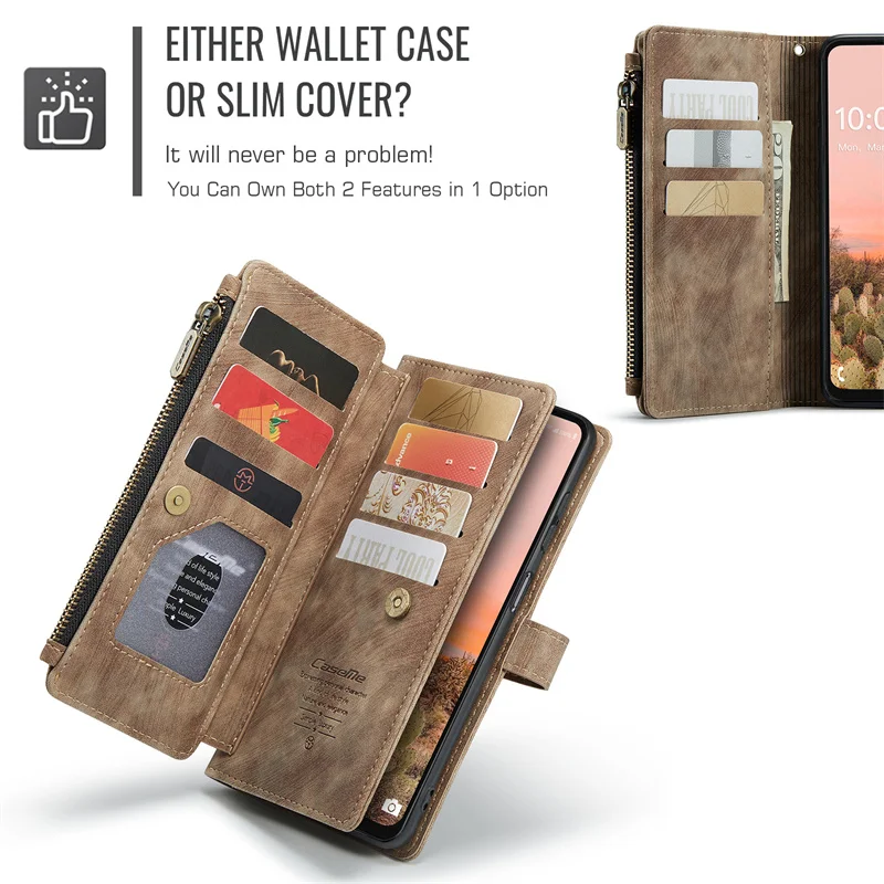 Leather Wallet Card Phone Case For Samsung Galaxy A56 A36 A16 A55 A35 A25 A15 A54 A34 A24 A14 A53 A33 A23 A13 A52S A32 A51 Cover