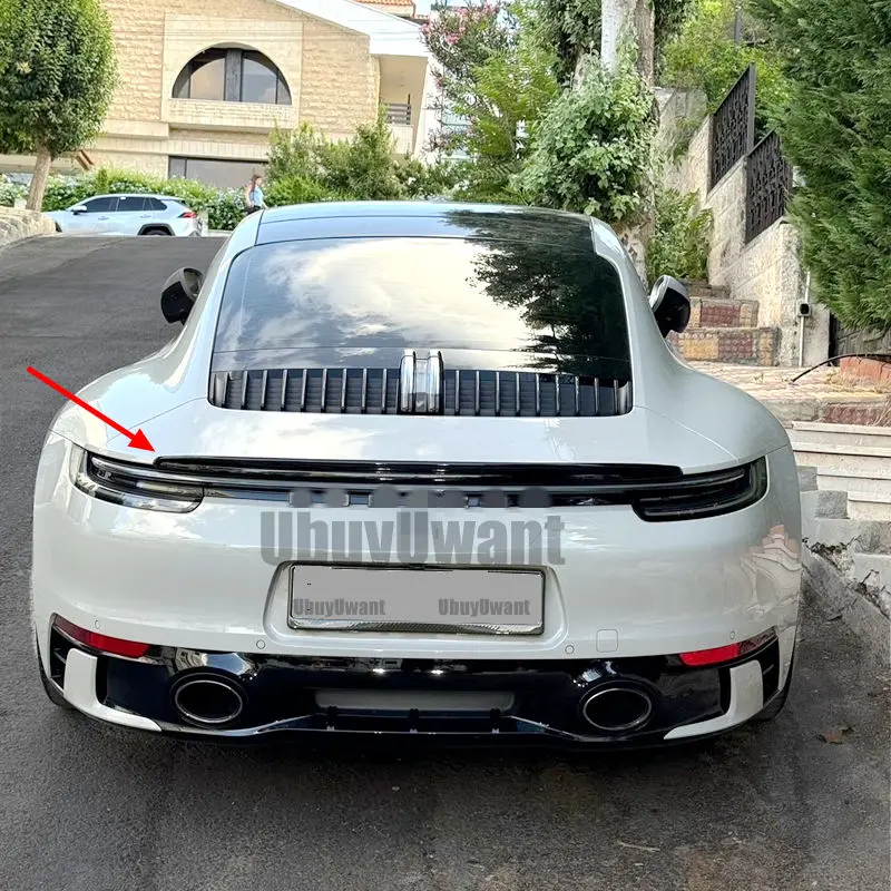 Nuevo diseño deportivo de moda alerón automático de fibra de carbono apto para Porsche 992 diseño deportivo alerones traseros de fibra de carbono material FRP