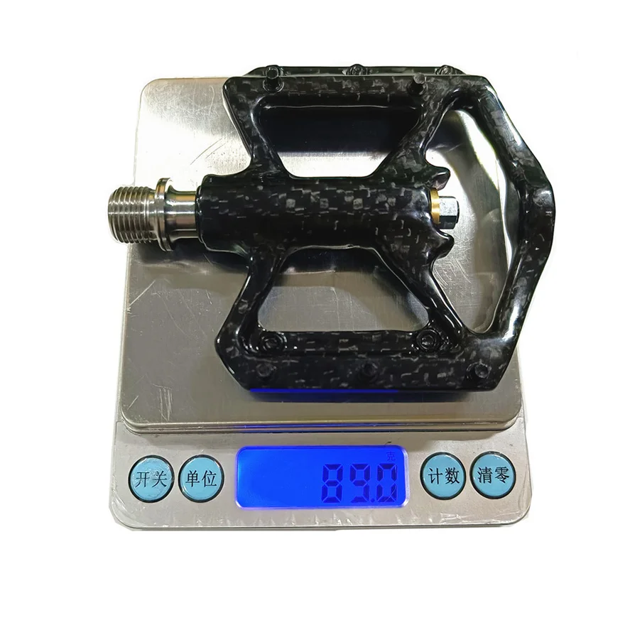 Litepro Folding Bicycle Carbon Fiber Titanium Axle Pedal Mountain Bike 3 Bearing Pedals 178g