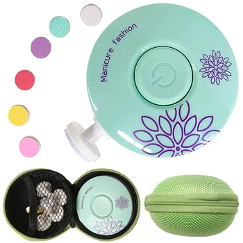 6Pcs Nożyczki do manicure dla niemowląt Zestaw do higieny dziecięcej Elektryczny trymer do paznokci dla niemowląt Narzędzie do polerowania paznokci dla noworodków