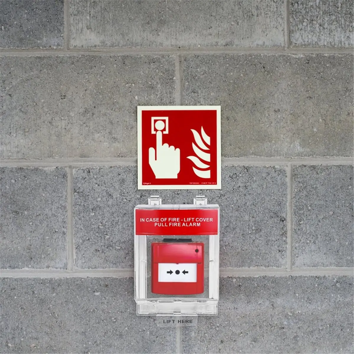 Fire Alarm Cover Pull Station Cover Protective Guard Y80A