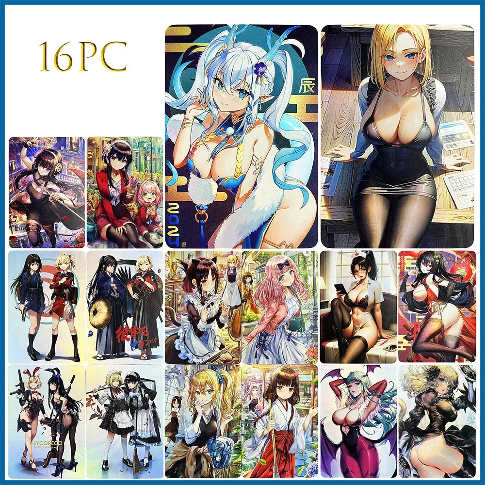 

Аниме История Богини DIY ACG Yor Forger Хацунэ Мику Шиномия Кагуя для мальчиков, игровые игрушки, коллекционные карты, подарки на Рождество и день рождения