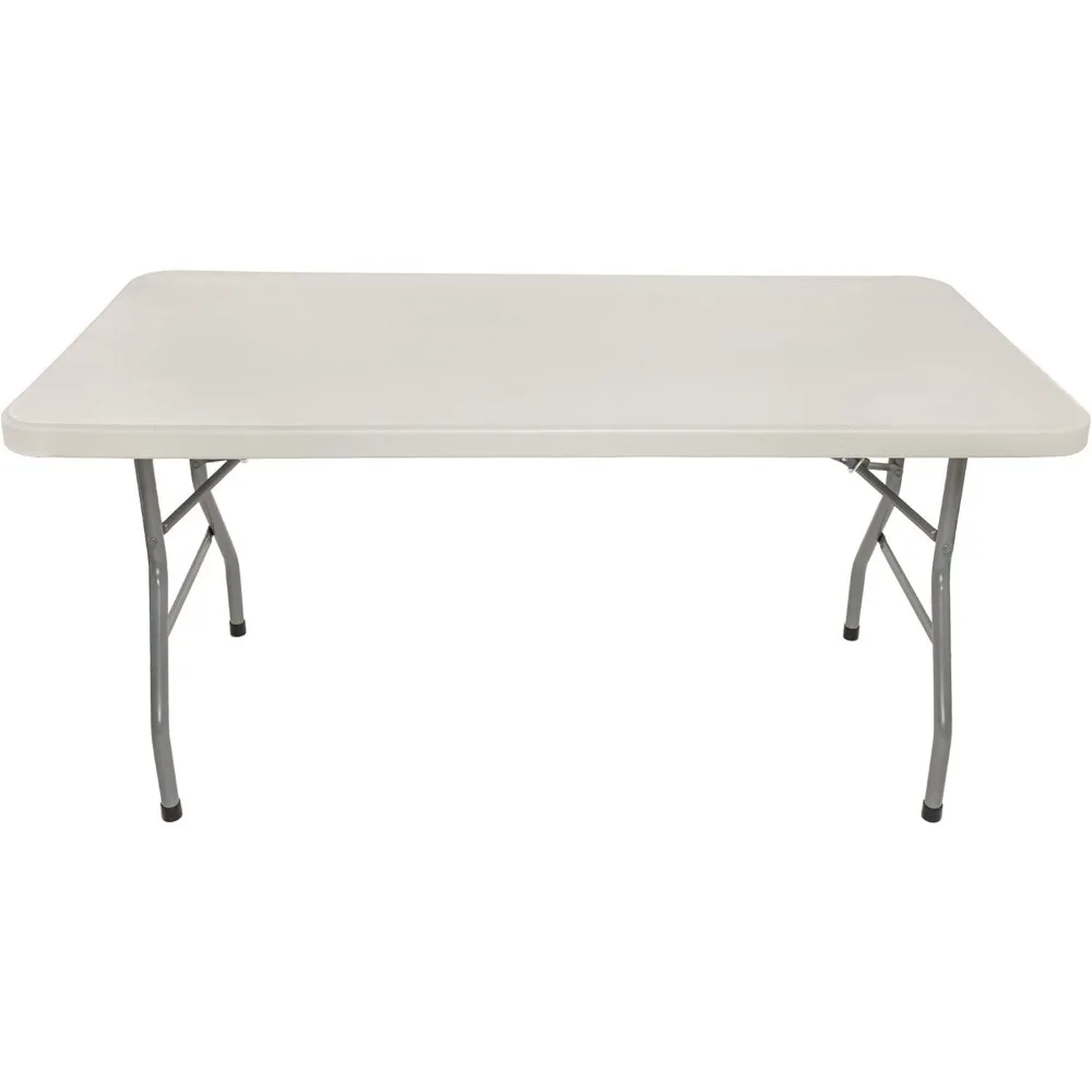 Mesa dobrável Heavy Duty, 5 pés, 30 "x 60", cinza claro