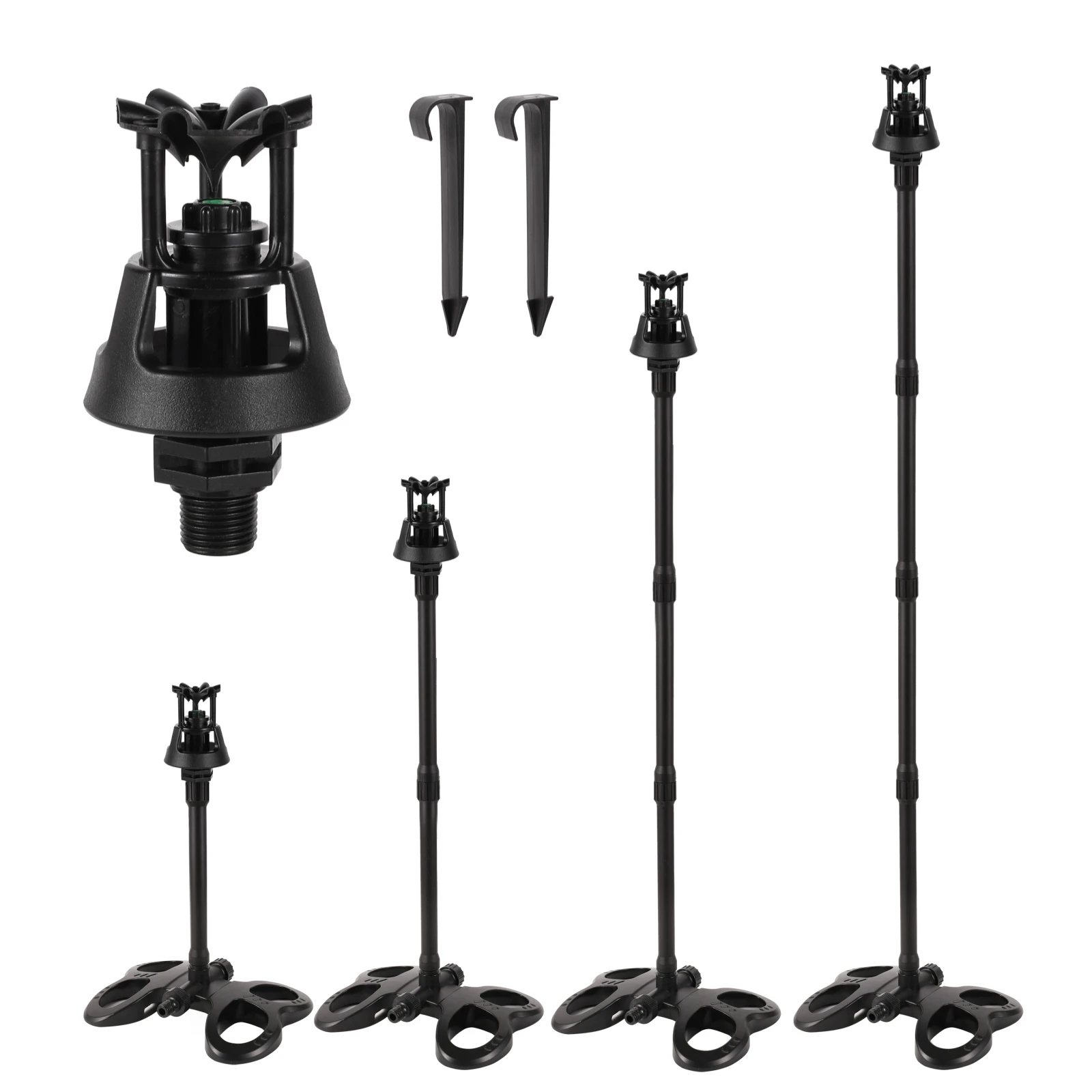 Garden Irrigation Swing Sprinkler With Extension Bracket Farm Orchard 1/2\