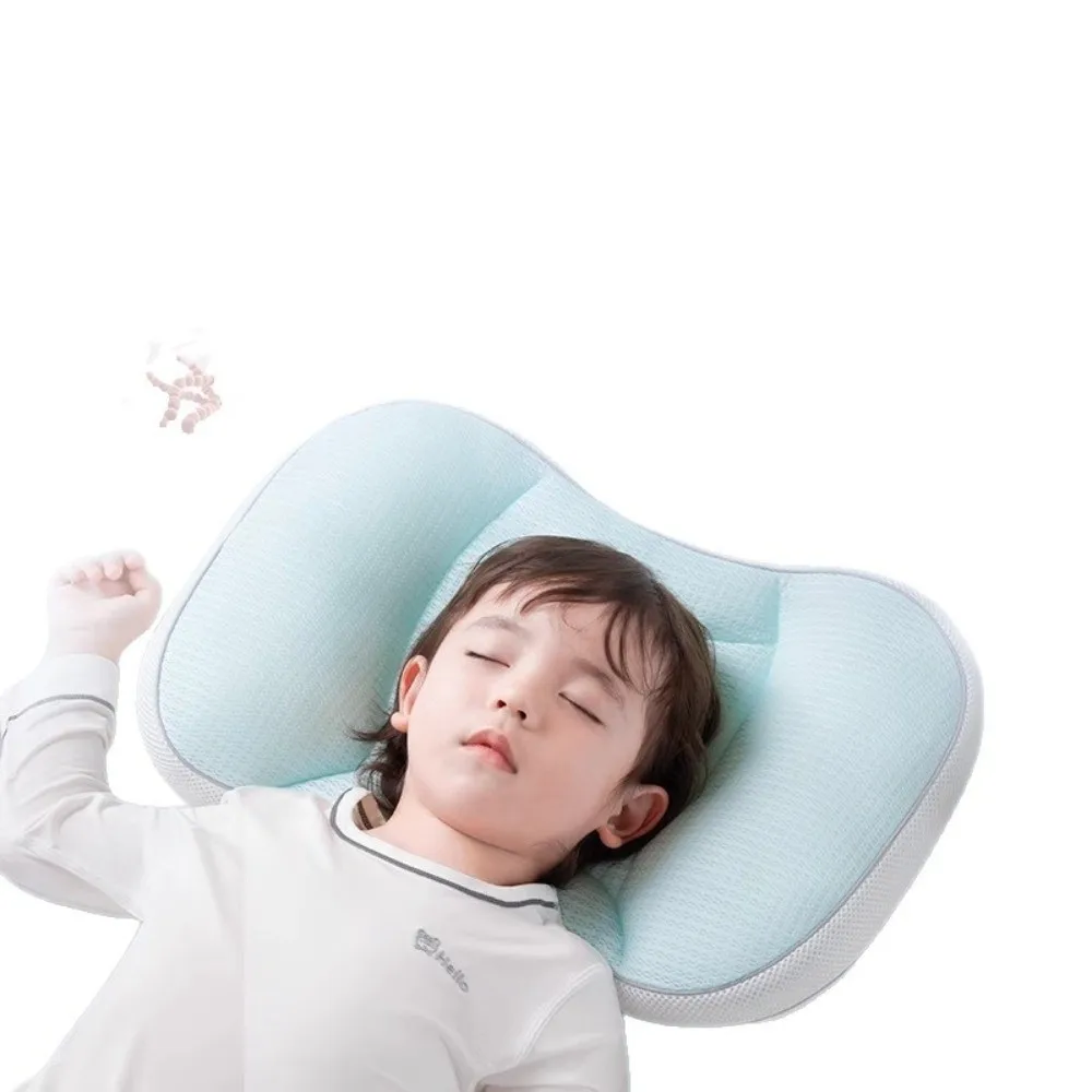 New Reversible Pillow Breathable Comfortable Newborn Pillow Soft Green Sleep Pillow Children