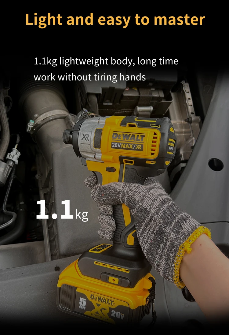DEWALT DCD887 Wireless Brushless Electric Screwdriver Drill Tool