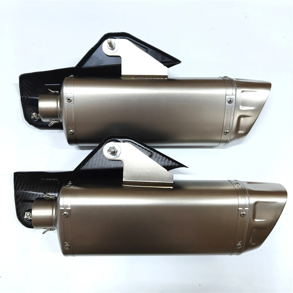 

Slip On Motorcycle Exhaust Muffler 51mm DB Killer Escape Moto Mid Link Pipe For F900 R XR F900R F900XR 2020 - 2021 2022 2023