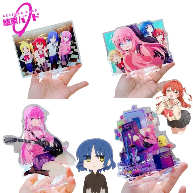 Bocchi The Rock Gotoh Hitori Gotoh Hitori Ijichi NijikaAa 애니메이션 주변기기 만화 귀여운 아크릴 탁상 스탠드 장식품 선물