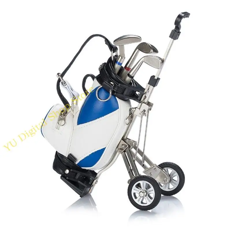 

96BA Golf Pen Holder с 3 шварами для гольф -клуба, установите уникальный подарок украшения для гольфа для гольфа