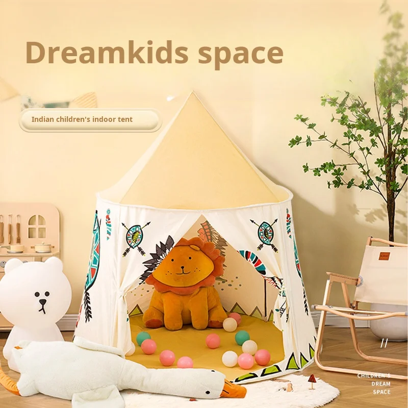 

Indian Style Pattern Children's Indoor Tent Ins Princess Boy Game House Baby Toy Tent-house Halloween Thanksgiving Gifts