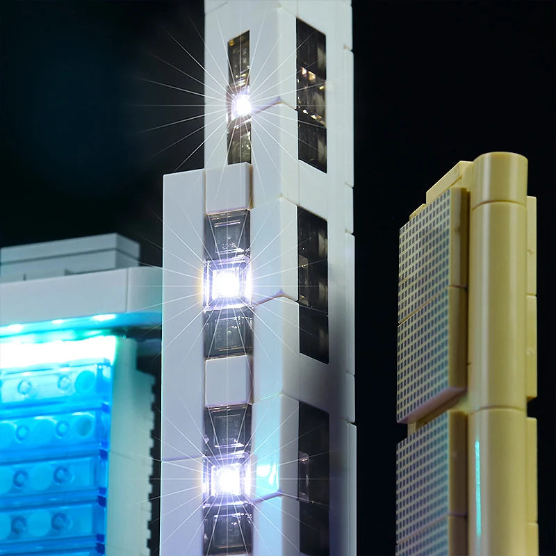 DIY LED-lichtset voor LEGO 21057 (alleen LED-licht, zonder blokkenmodel)