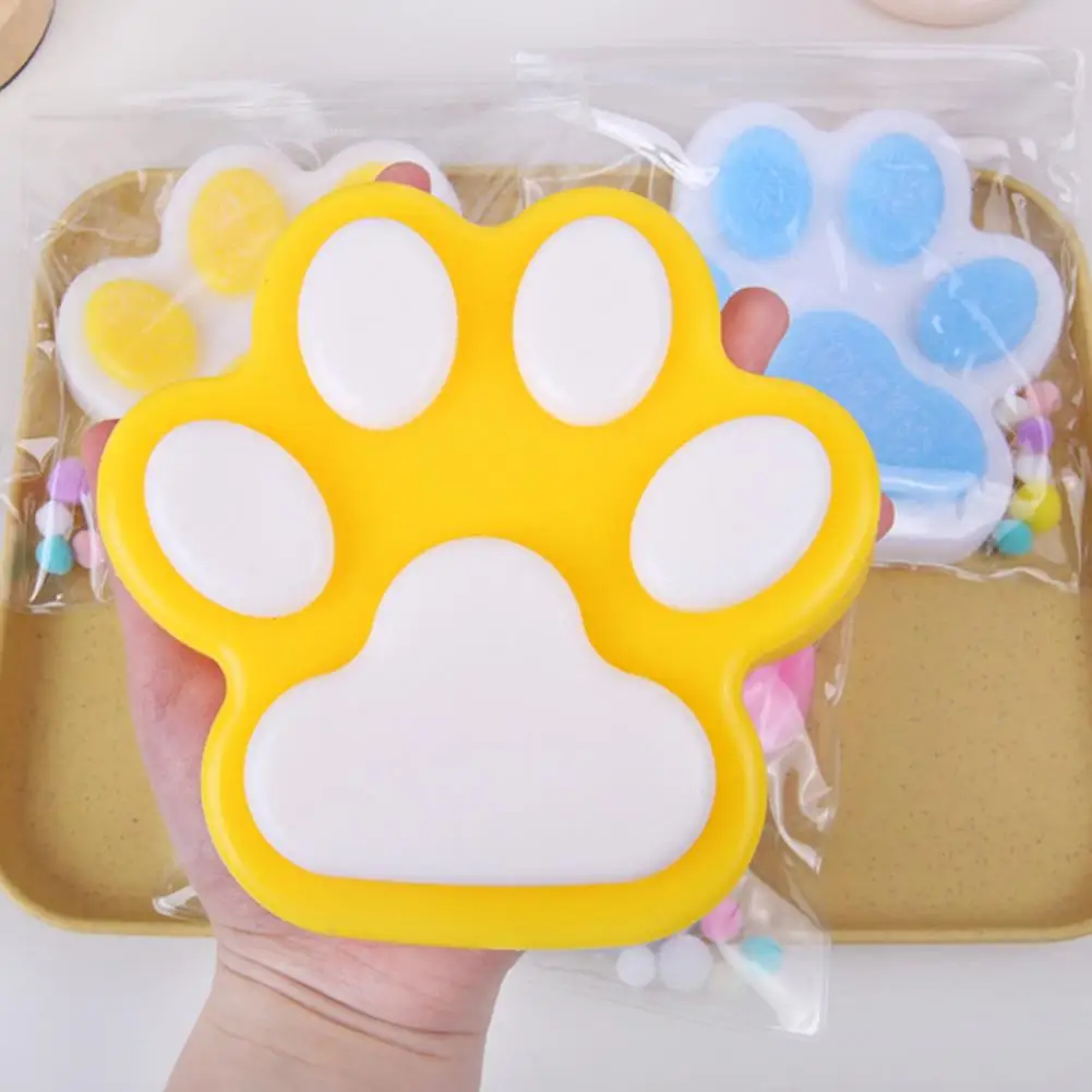 

Cat Paw Squeeze Toy Colorful Cat Paw Stress Relief Toy for Kids Teens Adults Soft Tpr Fidget Toy for Anxiety Relief for Stress