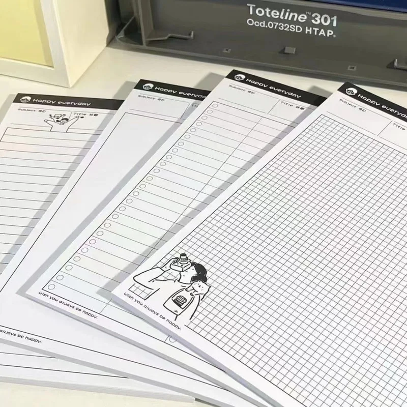 

1pcs 50 Sheets Draft B5 Note Paper Simple Cute And Tear Off Paper Learning Planner Notebook School Students Supplies