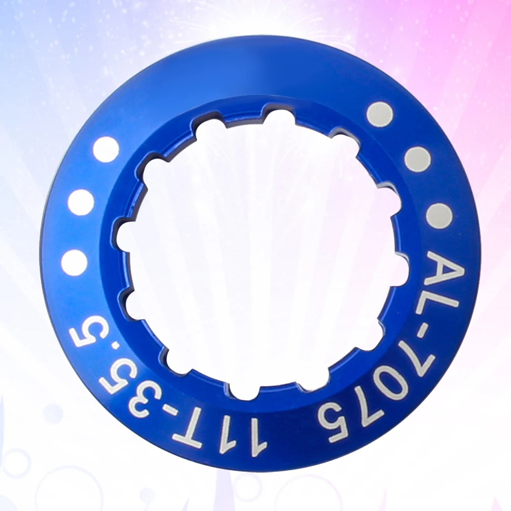 

Blue Aluminum Alloy Flywheel Cover Replacement Screw Nut Fixed Cover for Mountain Road Folding Bike Flywheel Ring Lock Locking