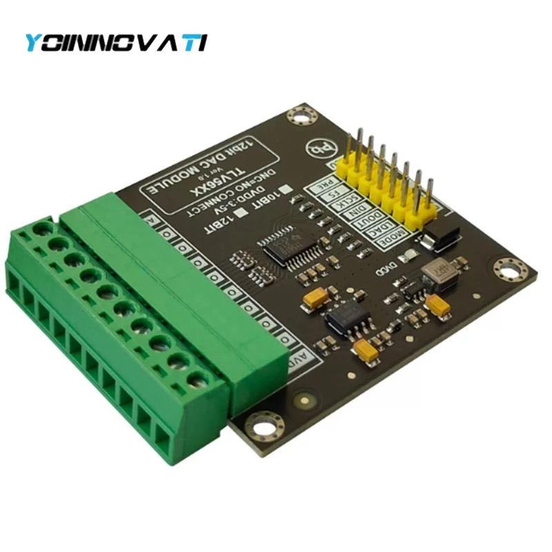 1PCS TLV5610 12 Bit 8-Channel DAC Module High Precision Digital-to-Analog Converter