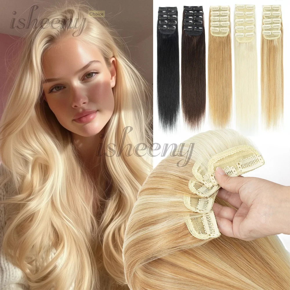 Invisible Hair Pads Clips In Real Human Hair Extensions 5pcs/pack Mini Clips In Hair 2 Clips On Machine Remy Hair for Women