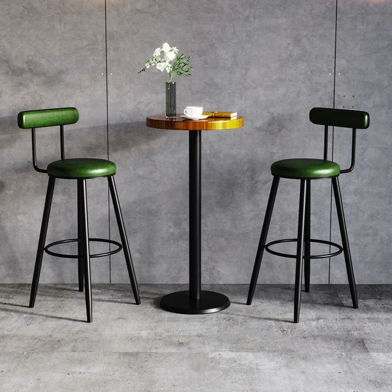 

Luxury Nordic Bar Stool Modern Kitchen Metal Home Plastic Bar Chairs Modern Office Modern Bar Stools Furniture Decoration