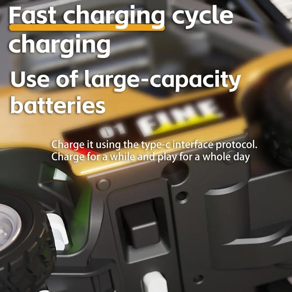 Mini chariot élévateur de voiture Rc télécommandé 1:64, véhicule d'ingénierie de Simulation en alliage de bureau, émulation sonore, jouets pour enfants