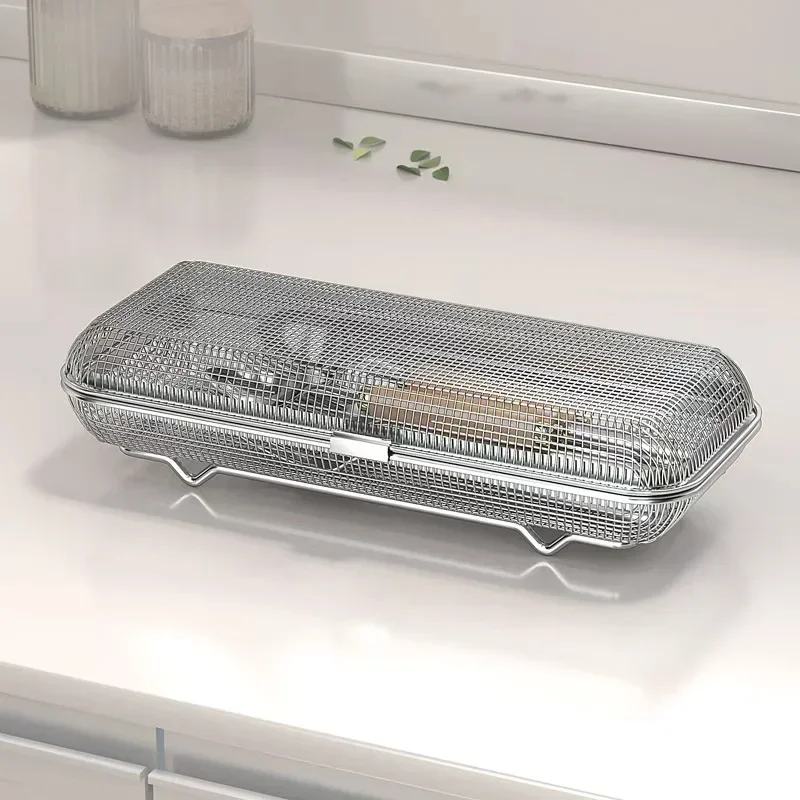 A13 Dishwasher Chopstick Basket Cabinet Special Stainless Steel Box Cage Basket Kitchen Household Storage Drain Rack