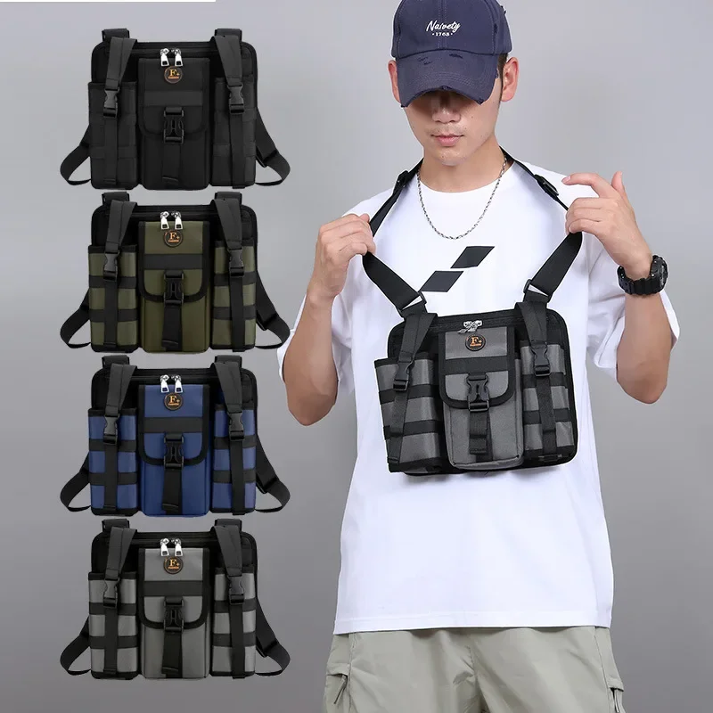 New casual outdoor water cup, single shoulder crossbody, men's and women's umbrellas, travel multifunctional backpack