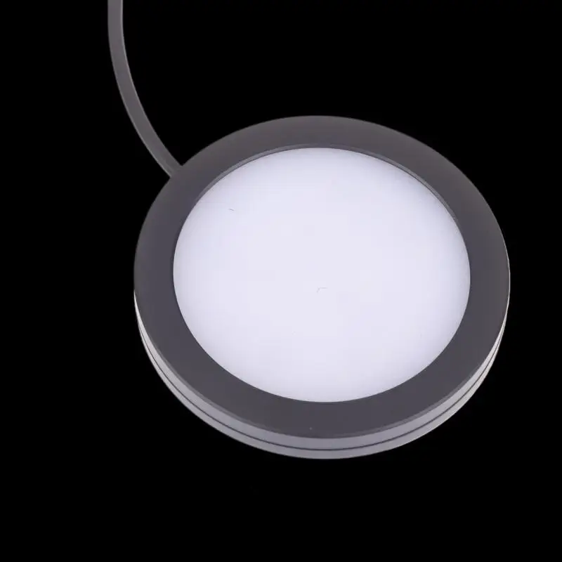1Pcs For Bamboo Led Light Parts DIY Model Warm/White/Neutral Black USB Round Ultra-thin Light For Bambu Lab Lamp Kit Hardware