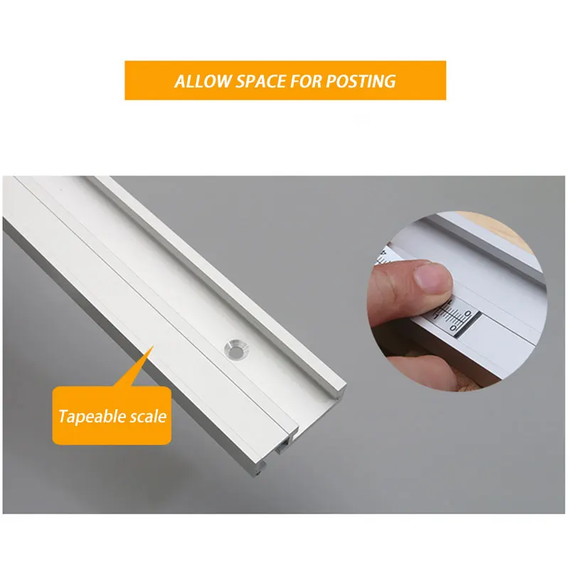 T Track Slot DIY Woodworking hute Tools Miter Track Jig Stopper Aluminum Sliding Universal T-Slot for Router Table Bandsaws