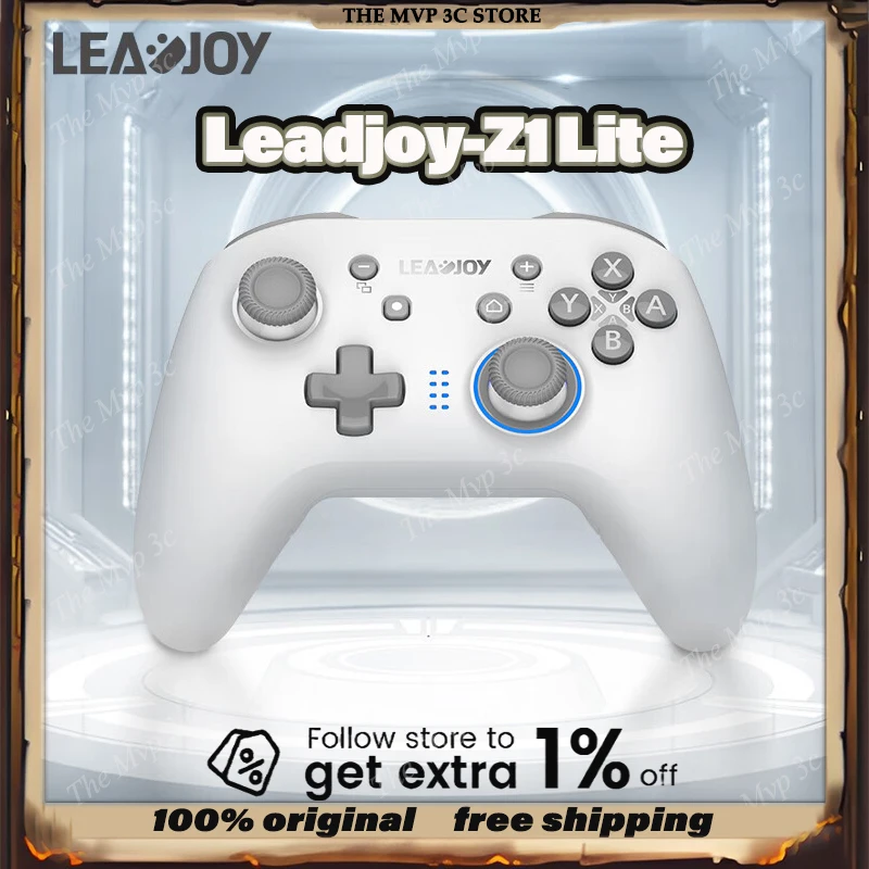 Leadjoy-Z1 Lite Customized Wireless Gaming Controller Bluetooth Gamepads Hall Linear Trigger For Switch2 PC Steam Joystick PC