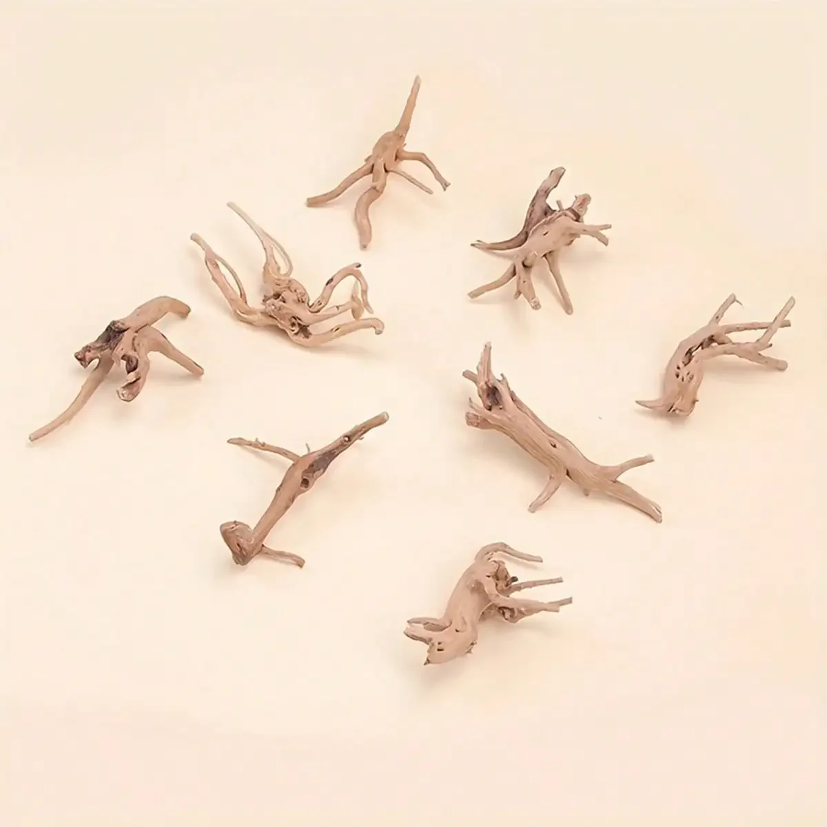 1 S + 2 L طقم خشب دريفت طبيعي لتزيين حوض السمك وتررم يعزز تجربة تسلق الزواحف والمناظر الطبيعية لخزان الأسماك #2