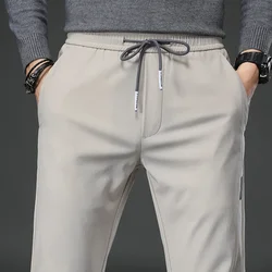 Spring Summer Slim Joggers Men's Sweatpants Korean Golf Business Trousers Male Clothing Solid Straight Fashion Casual Pants