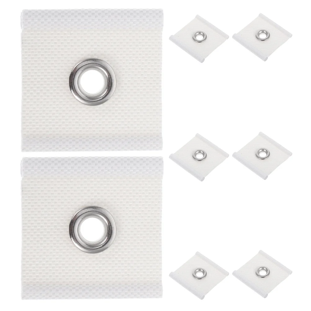 

8pcs Heavy Duty Rv Awning Eyelets Pvc Coated Fasteners For Shade Piping Rail Secure Fit Portable Campsite Essential Hardware Set