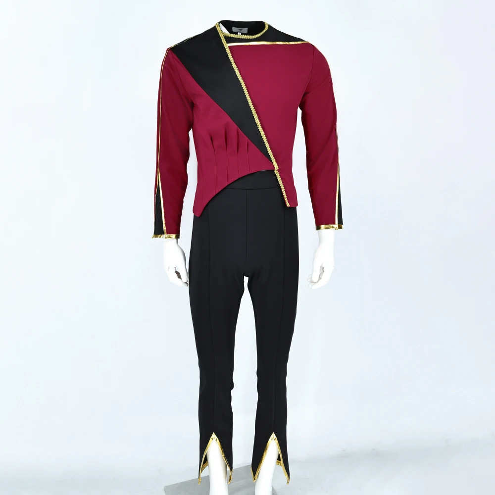 

ST The Next Generation Admiral Gregory Quinn Uniforms Shirt Pants Starfleet Cosplay Costume Halloween Party Props for Adult Man