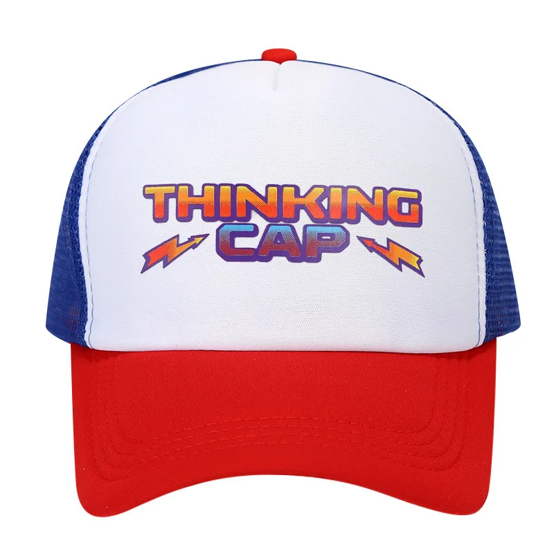 قبعة بيسبول Stranger Things - Bioworld مرخصة بشبكة إسفنجية Snapback قابلة للتعديل، قبعة شمس عصرية Netflix TV Show الأكثر مبيعًا