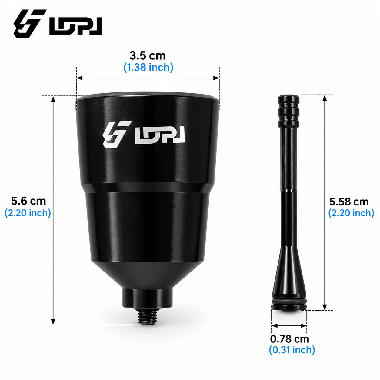 LDPJ bicycle aluminum alloy oil injection funnel, used for repairing oil leakage in hydraulic disc brakes of mountain bicycles