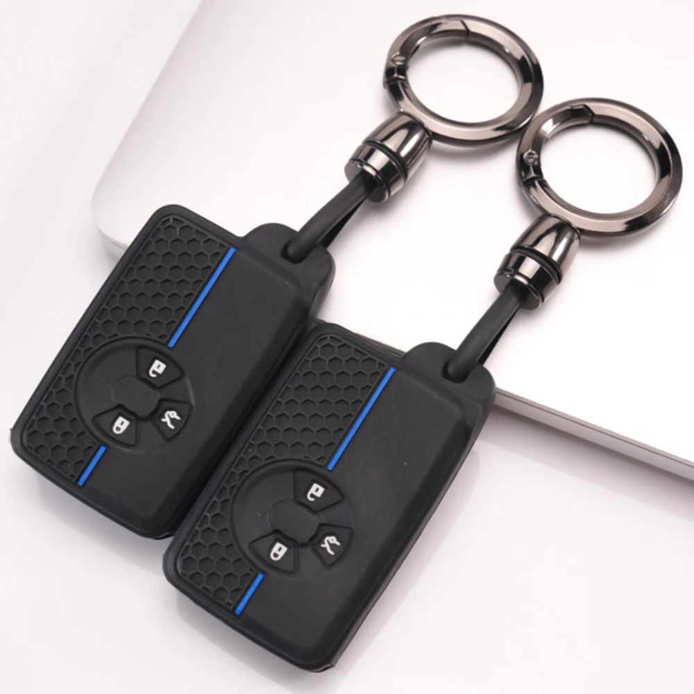 Remote Key Protector Keychain For Toyota RAV4 Camry Prius Alphard Vellfire Estima Auris Premio Highlander Prado Crown Slim Fit