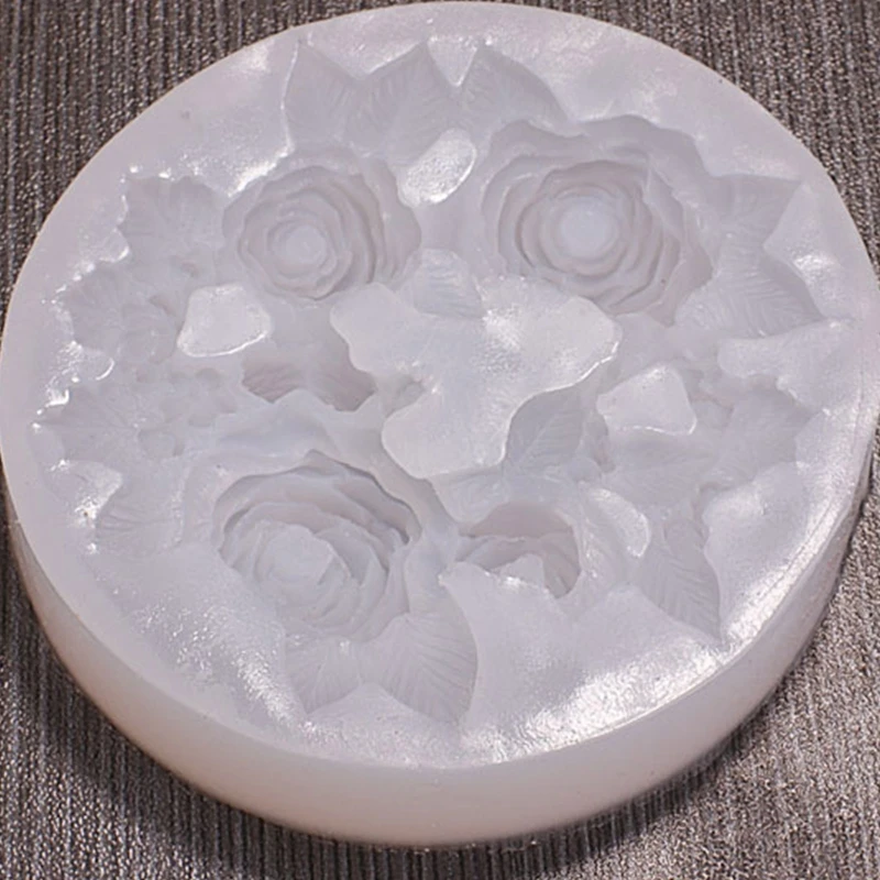 Flower Cupcake Epoxy Resin Mold Jewelry Homemade Soap Making