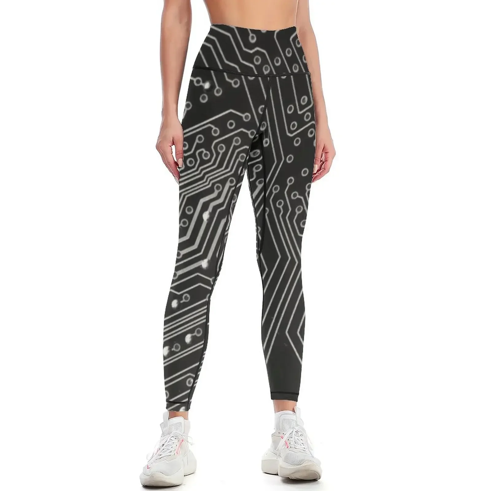 

Printed Circuit Board Leggings Women's sports Sports pants woman Sports female trousers Womens Leggings