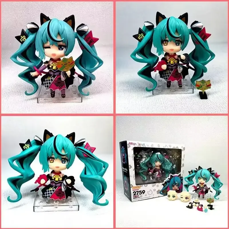 q-версия-2490--2306--2759--Коллекционный-набор-аниме-фигурок-lucky-cat-hatsune-miku-symphony-подвижные-куклы-модели-игрушки-подарок