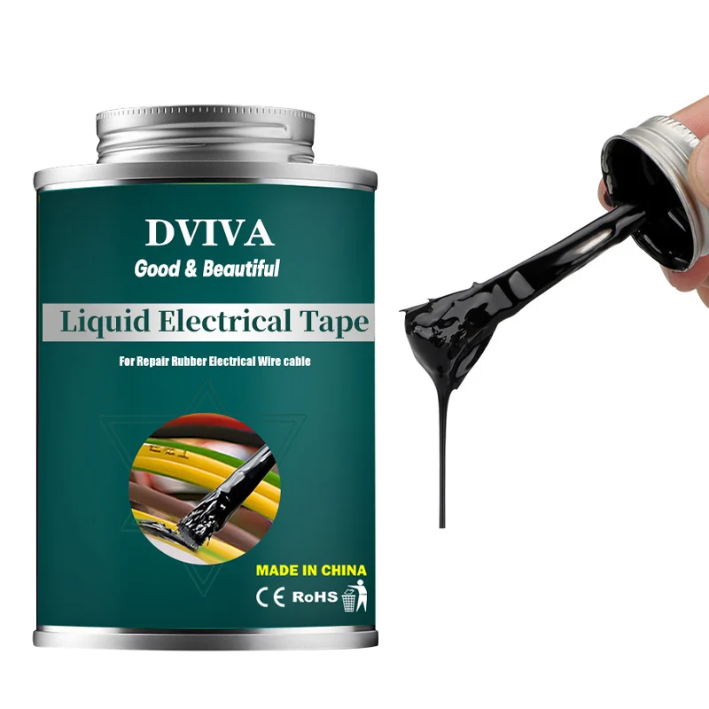 Vloeibare elektrische tape Waterdichte isolatiepasta Sneldrogend Thuisgebruik Draad Kabeljas Reparatielijm Fix Lijnlijm voor draden - afbeelding 1